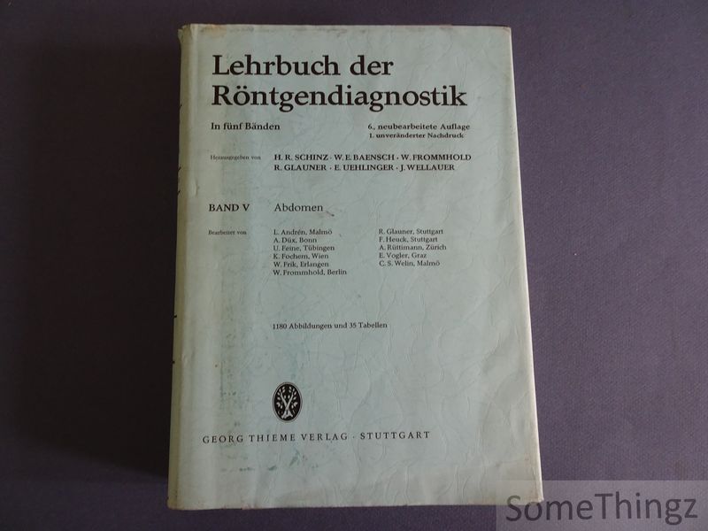 Cover van Lehrbuch der Röntgendiagnostik. Band V: Abdomen.