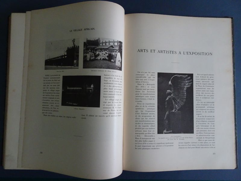 Cover van Le livre d'or de l'exposition internationale coloniale, maritime et d'art flamand, Anvers 1930.