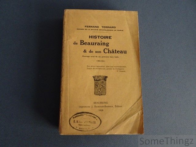 Cover van Histoire de Beauraing et de son Château.