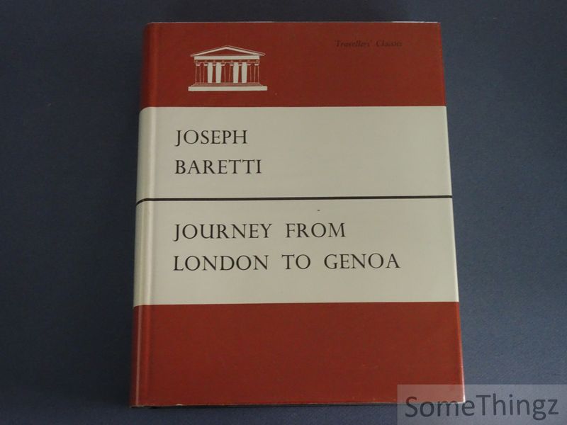 Cover van A Journey from London to Genoa, through England, Portugal, Spain, and France.