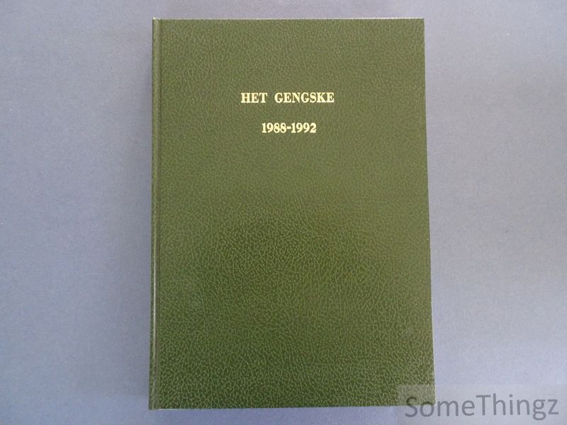 Cover van Het Gengske 1988-1992 (jaargang 1 -5).