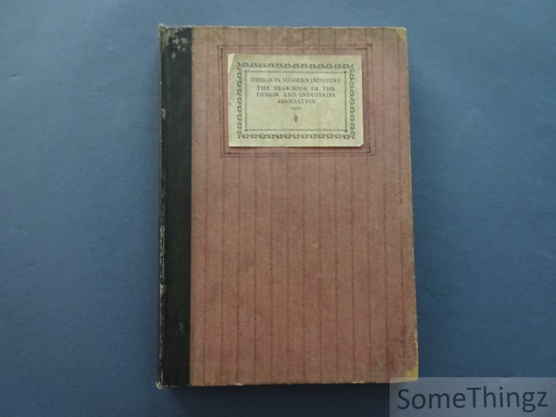 Cover van Design in modern industry. The year-book of the design & industries association 1922.