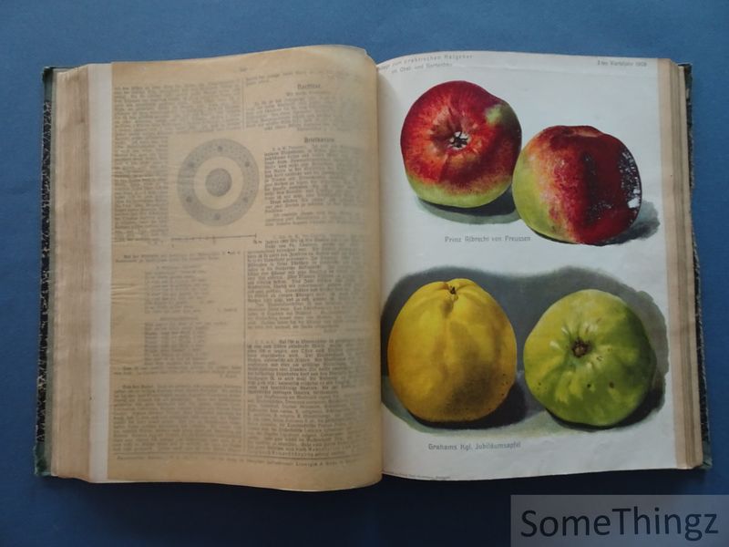 Cover van Der praktische Ratgeber im Obst- und Gartenbau. Illustrierten Wochenschrift für Gärtner, Gartenliebhaber und Landwirte. Jahrgang 1908 mit 789 Abbildungen und 4 Kunstbeilagen.
