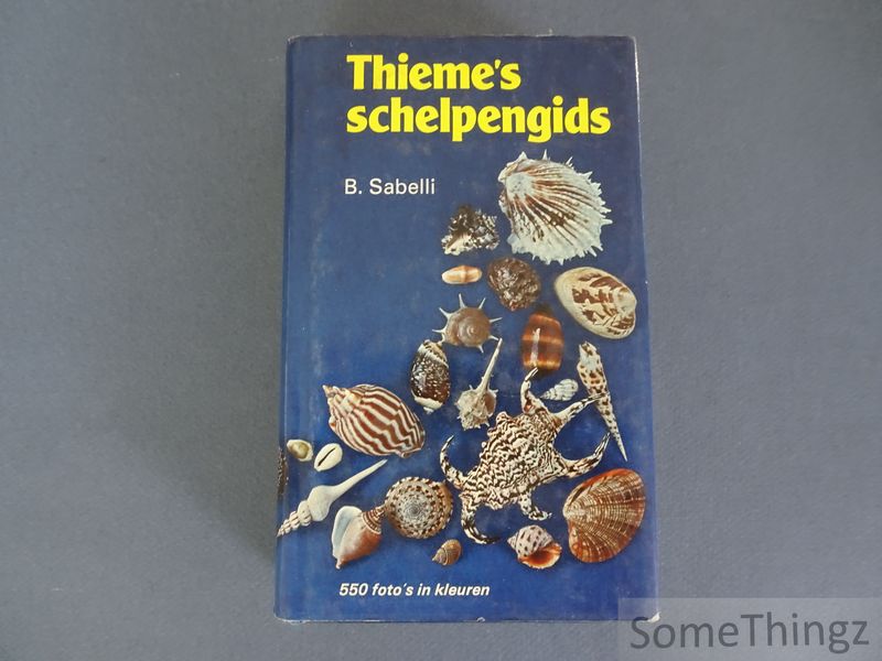 Cover van Thieme's schelpengids. 550 foto's in kleuren