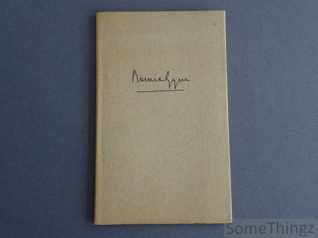 Cover van Liever heimwee dan Holland. Some scholarly comments on the saying of the Dutch poet Leo Vroman.
