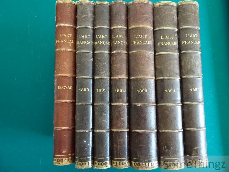 Cover van L'Art Français. Revue Artistique Hebdomadaire. Illustrations de MM. Silvestre & Cie, par leur procédé de Glytographie. (Année 1-9 compl.)
