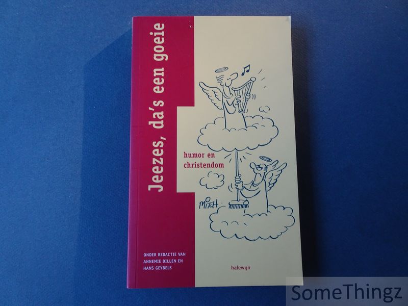 Cover van Jeezes, da's een goeie. Humor en christendom.